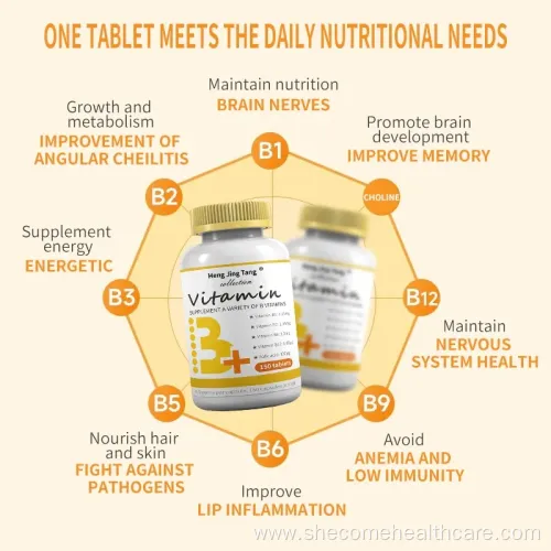 Relieve Fatigue: China Pharma Vitamin B Complex Tablets